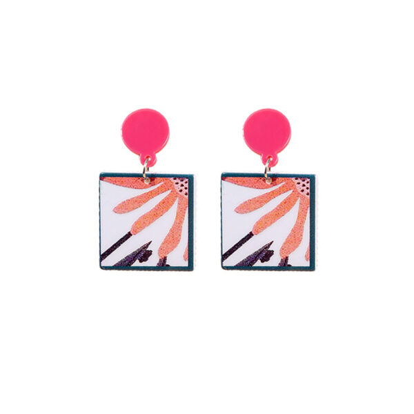 Wholesale Jewelry Cute Doll Cartoon Acrylic Earrings