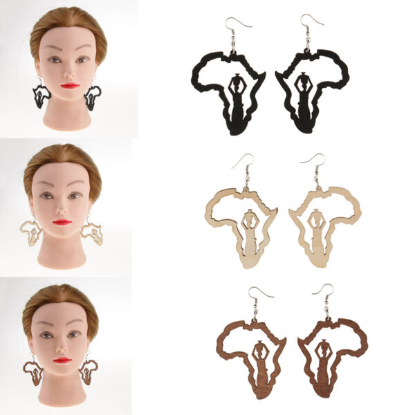 O1CN01OFtrfg1L8pkApOQaR_3622301255-0-cib Wholesale African Map Wooden Earrings