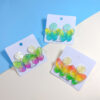 O1CN01OG63N12BSrDgJLbvs_2210951808338-0-cib Wholesale s925 Silver Needle Acrylic Colorful Butterfly Earrings