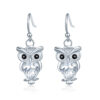 Wholesale Animal Series Owl Alloy Earrings