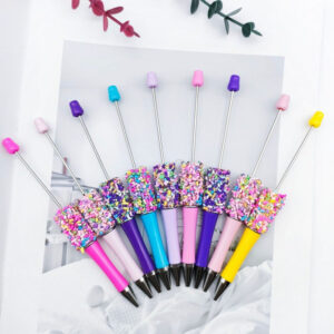 O1CN01OL383A1WH2ucKap08__2215718862762-0-cib Wholesale DIY Colored Sugar Colored Sugar Needle Sugar Cute Grains Colored Chocolate Candy Beads Ballpoint Pen