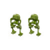 Wholesale Simple Metal Frog Alloy Earrings