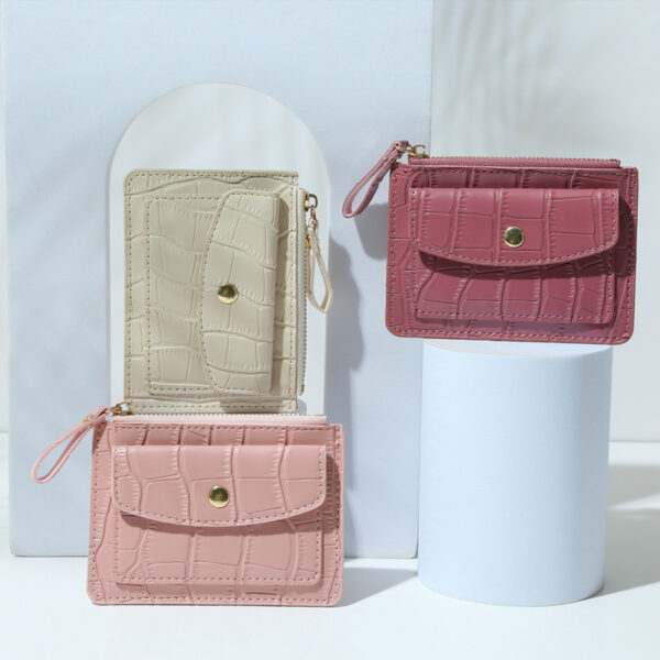 Wholesale PU Crocodile Pattern Card Holder Wallet