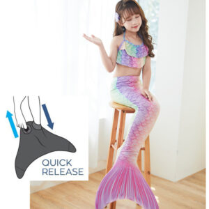 Colorful (jacket, shorts, tail, flippers) / M(5-7 years)