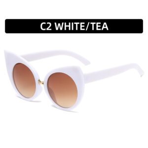 C2-White Frame Double Tea Tablets