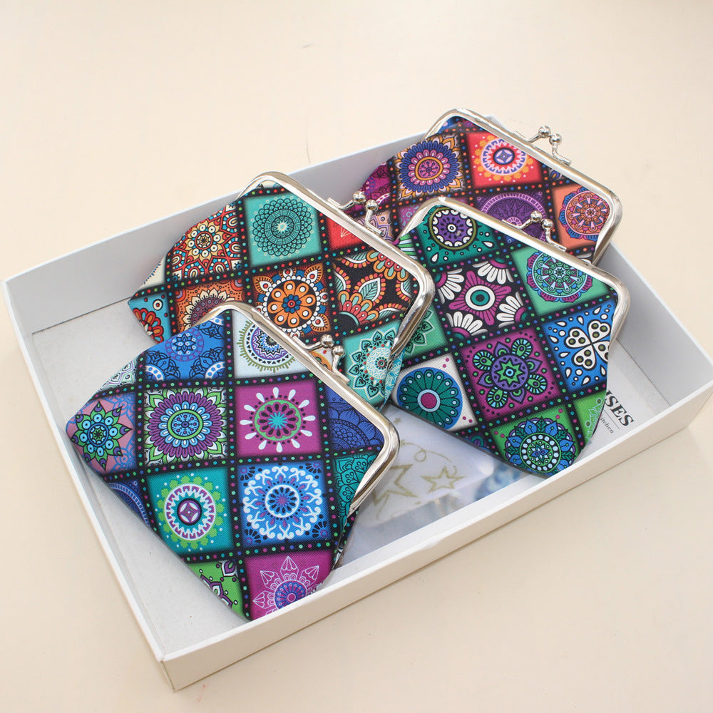 Wholesale PU Ethnic Coin Purse