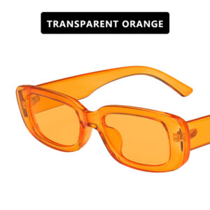 Metal hinge / Transparent orange