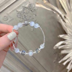 [White] Cat's Eye Bracelet