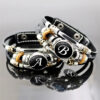 O1CN01OSuEB91hduG3HOPYW_2201226834301-0-cib Wholesale 26 English Alphabet Time Gem Leather Multilayer Beaded Bracelet