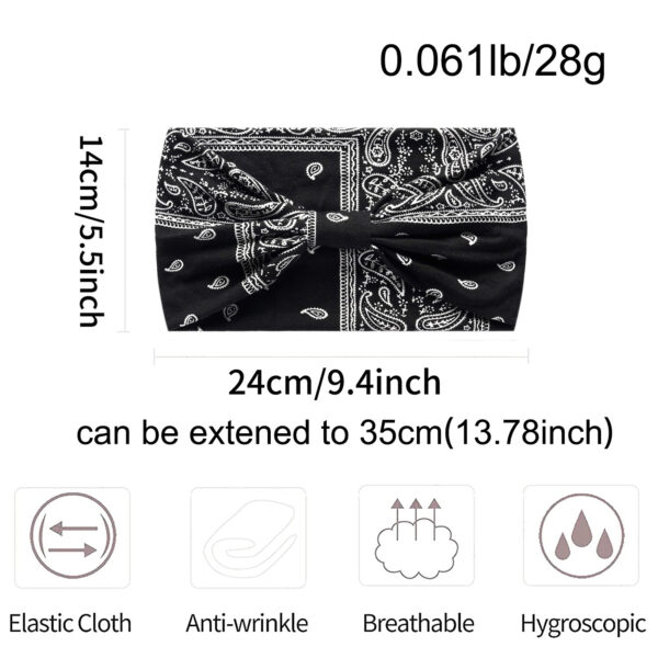 Wholesale Bohemian Yoga Exercise Anti Sweat Fabric Headband
