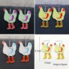 O1CN01OUTVZX26rWUdJBF2u_2209785017715-0-cib Wholesale Funny High Heels Polka Dot Rooster Acrylic Earrings
