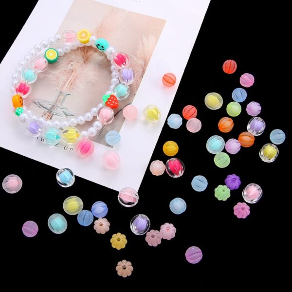 O1CN01OVzrAO1gDVjhCefDL_4000194108-0-cib Wholesale Candy Color Beads Mid Beads Acrylic Pumpkin Beads