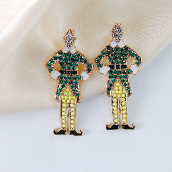 Wholesale Creative Cartoon Nutcracker Earrings