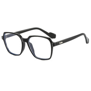 Metal hinge / Black frame white flat