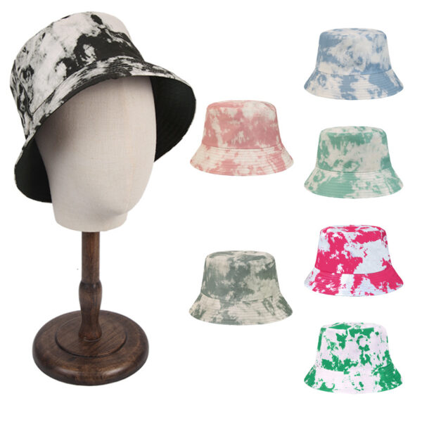 O1CN01OY3kZ61DQgKb0LCRg_2924390211-0-cib Wholesale Polyester Tie Dye Reversible Bucket Hat
