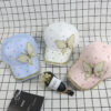 Wholesale Pearl Butterfly Rivet Set Diamond Cotton Baseball Hat