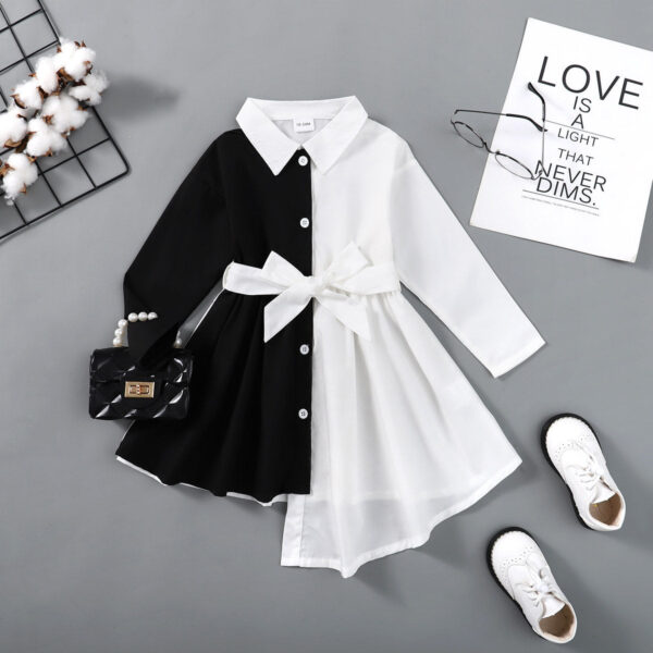 O1CN01OaAMDJ1ZPh2xWyqgm__2464683187-0-cib Wholesale Kids Stitching Irregular Shirt Dress Cotton Baby Clothes