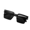 Wholesale Large Frame Retro Square Wide Edged PC Sunglasses