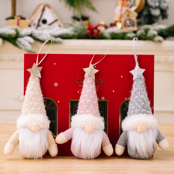 Wholesale Polyester New Christmas Faceless Doll Doll Elderly Decoration Supplies