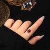 O1CN01OgPKlq1VCB10uVv4i_2216511542616-0-cib Wholesale Minimalist Flower Bud Gemstone Zinc Alloy Rings