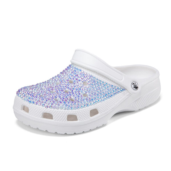 Wholesale Handmade Hot Drill EVA Hole Shoes