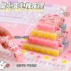 Wholesale 32pcs/box Cute Jelly Sandwich PVC Eraser