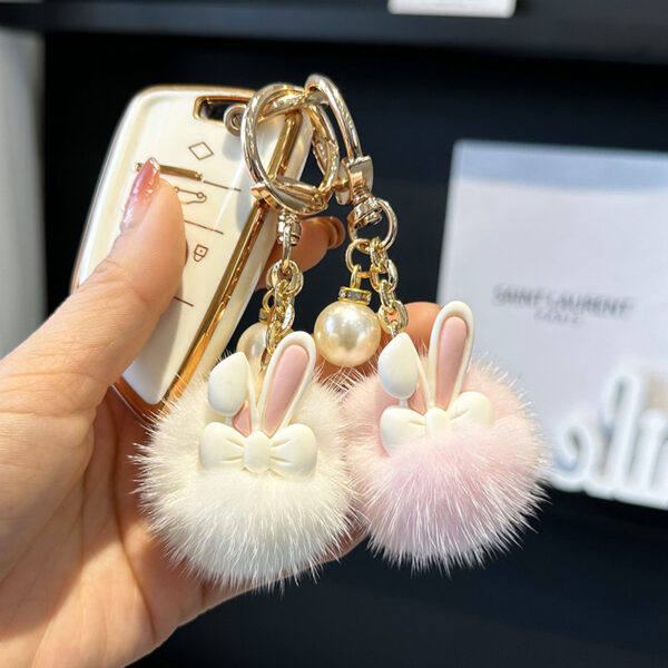 Wholesale Cute Bunny Plush Keychain