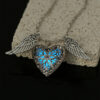 Wholesale Alloy Angel Wings Love Glow Necklace