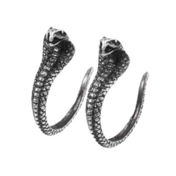 Wholesale Distressed Snake Earrings