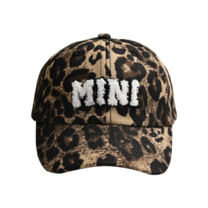 MINI-leopard print baseball cap