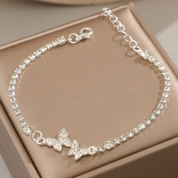 O1CN01OpOUP129BKsadWhL5_1007608029-0-cib Wholesale Alloy Diamond Butterfly Bracelets