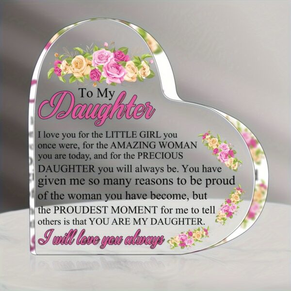 Wholesale of Transparent and Caring Acrylic Ornaments for Mother's Day