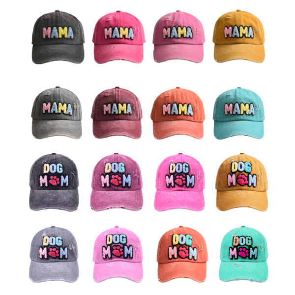 Wholesale Cotton Letter DOG MAMA Baseball Cap