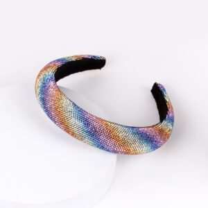 Colorful striped headband