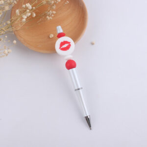 Wholesale Cartoon Lips Silicone DIY Bead Pen