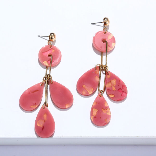 Wholesale Leaf Shape Series Twigs Flowers Earrings