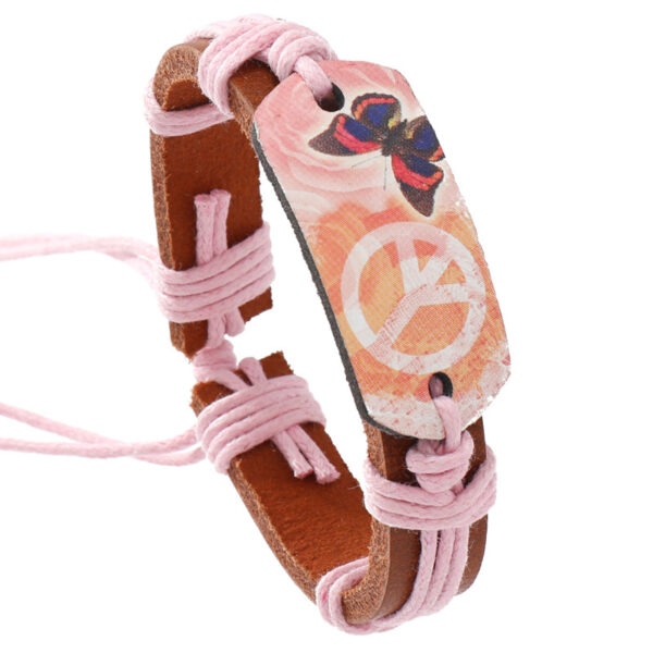 O1CN01OwpzyC23CM7rSaT2o_954827219-0-cib Wholesale Butterfly Leather Bracelet