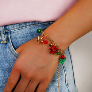 O1CN01Oxngk629QRx7Wg7Xb__979338062-0-cib Wholesale Bell Cartoon Colorful Adjustable Christmas Alloy Gift Bracelet