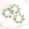 Wholesale Shiny Clover Water Diamond Crown Running Ring Acrylic Beads