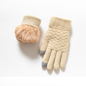 # Double layer wavy beige / Acrylic