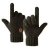 O1CN01P0MIeB2Gd07uUhKMG_2448359037-0-cib Wholesale Winter Velvet Thickened Knitted Wool Touch Screen Gloves