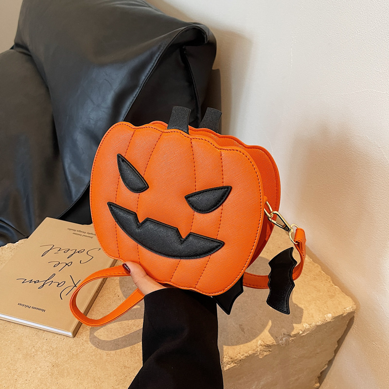 Wholesale -themed pumpkin handbag for women, shoulder bag/crossbody bag