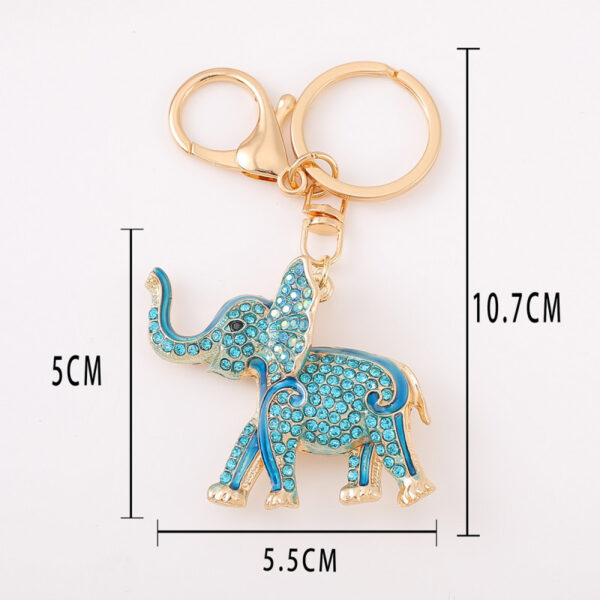 O1CN01P0wX9w1VbMjlC8zJS_2146522671-0-cib Wholesale Alloy Oil Dripping Diamond Elephant Keychain