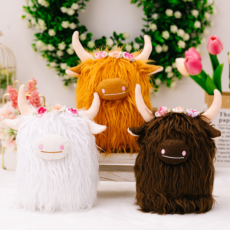 Wholesale Yak Scottish Plush Chilen's Doll lyester TOY