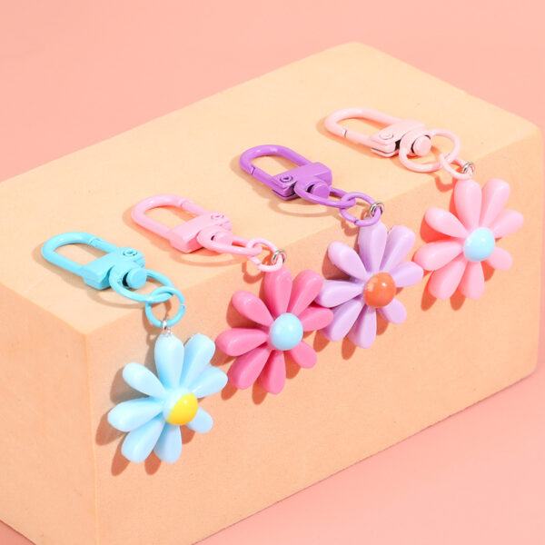 O1CN01P4DBdr2M1nWjwVCZw_2213233119768-0-cib Wholesale Resin Candy Color Flower Keychain