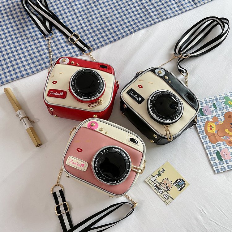 Wholesale PU Cartoon Camera Bag