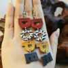 Wholesale DOPE Wooden Earrings