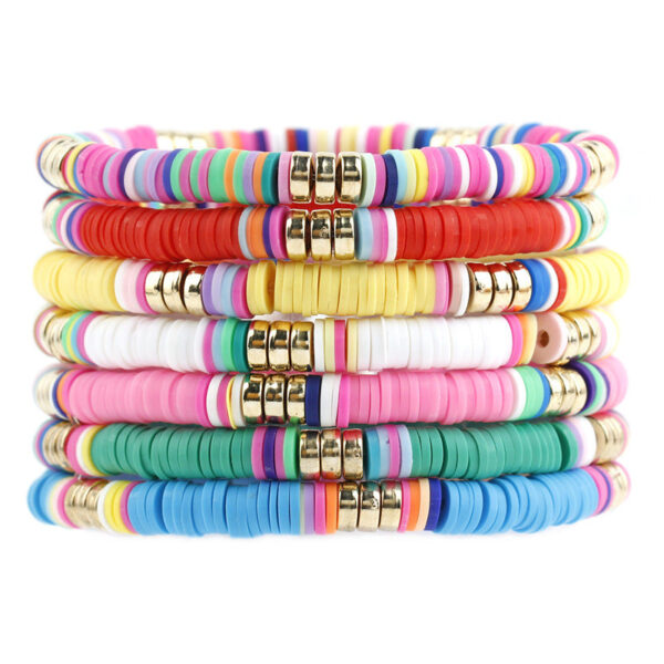 Wholesale Multicolor Soft Pottery Bracelet