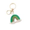 Wholesale Rainbow Pendant Handmade Cotton Thread Woven Keychains