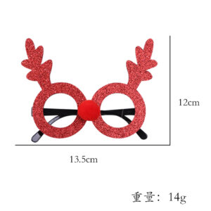 Round red antlers